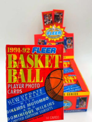 1991 Fleer Basketball Player Photo Cards,</br>Wax Pack