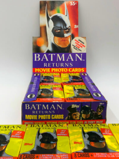 1992 Batman Returns</br>Carte fotografiche del film, confezione di cera - immagine 4