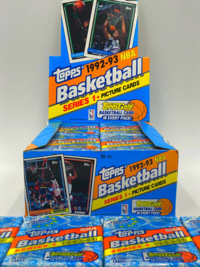 1992 topps NBA Basketball Picture Cards</br>Wax Pack - immagine 4