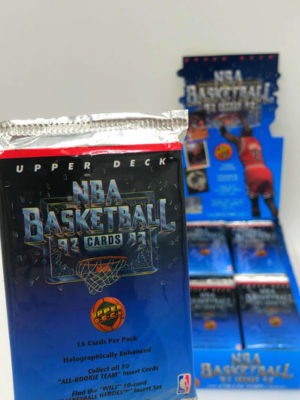 1992 Upper Deck NBA Basketball Cards,</br>Wax Pack