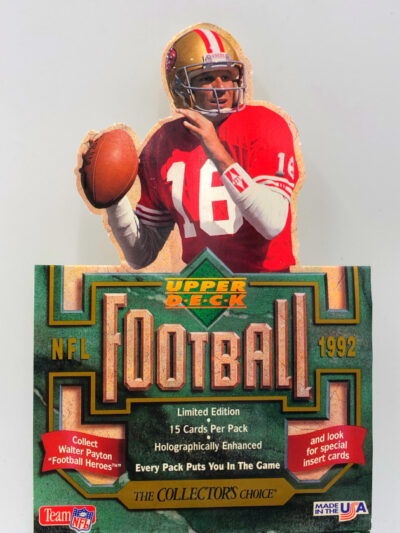 1992 Upper Deck NFL Football - The Official NFL Card, Single Pack – Bild 2
