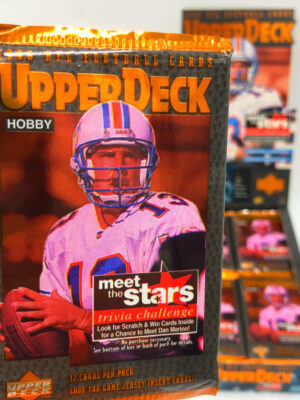 1996 Upper Deck NFL Football Cards, Single Pack (Hobby Box)