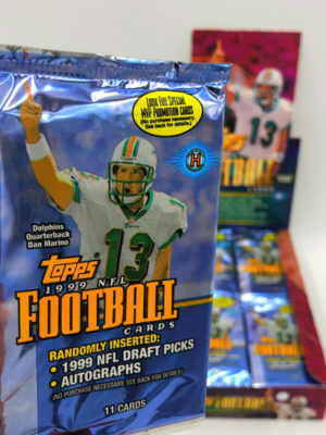 1999 topps NFL Football Américain Cards, Single Pack