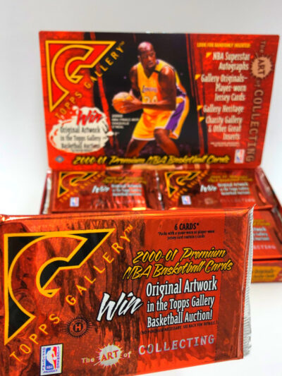 2000 topps Gallery Premium NBA Basketball Cards, Single Pack (Hobby Box)