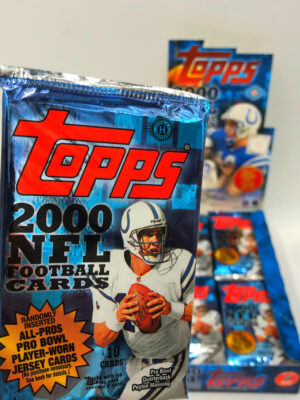 2000 topps NFL Football Cards, Single Pack (Hobby Box)