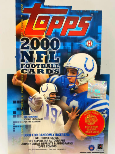 2000 topps NFL Football Cards, Single Pack (Hobby Box) – Bild 2