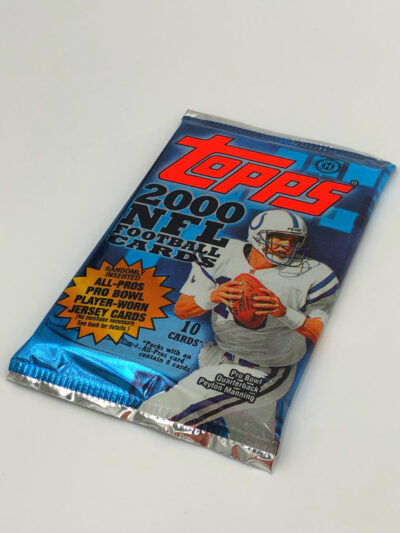 2000 topps NFL Football Cards, Single Pack (Hobby Box) – Bild 3