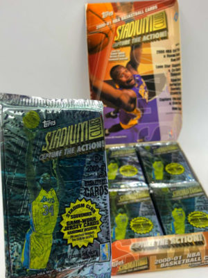 2000 topps Stadium Club NBA Basketball Cards,</br>Single Pack