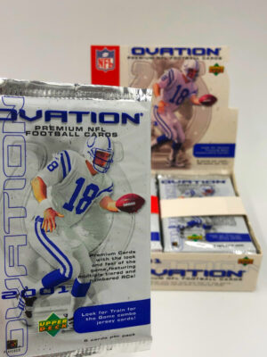 2001 Upper Deck Ovation Premium NFL Cards, Single Pack (Hobby Box)