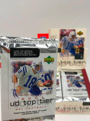 2001 Upper Deck Top Tier NFL Football, Single Pack (Hobby Box)