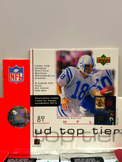 2001 Upper Deck Top Tier NFL Football, Single Pack (Hobby Box) – Bild 2