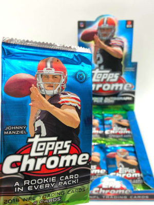 2014 topps Chrome NFL Trading Cards, Single Pack