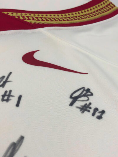 FLORIDA STATE SEMINOLES (2023 ACC Champion)</br>team-signiertes Trikot</br>Nike White Game Jersey – Bild 2