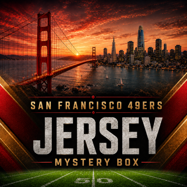 Football Trikot Mystery Box: San Francisco 49ers City Tribute Series (49ers Special Insert Chance!)