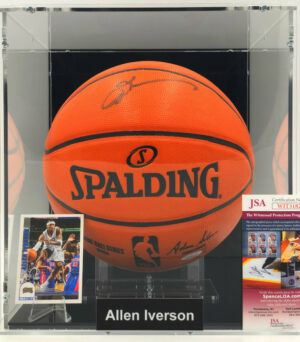 ALLEN IVERSON</br>Basketball Showcase (Philadelphia 76ers)</br>signierter Basketball, Game Ball Series