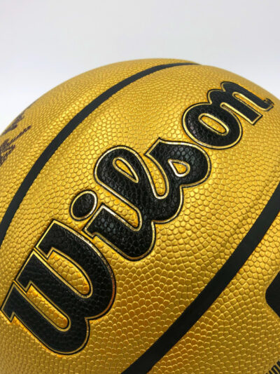ALLEN IVERSON</br>Basketball Showcase (Philadelphia 76ers)</br>signierter Basketball, Gold Edition – Bild 10