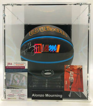 ALONZO MOURNING Basketball Showcase (Miami Heat), City Edition Miami Heat