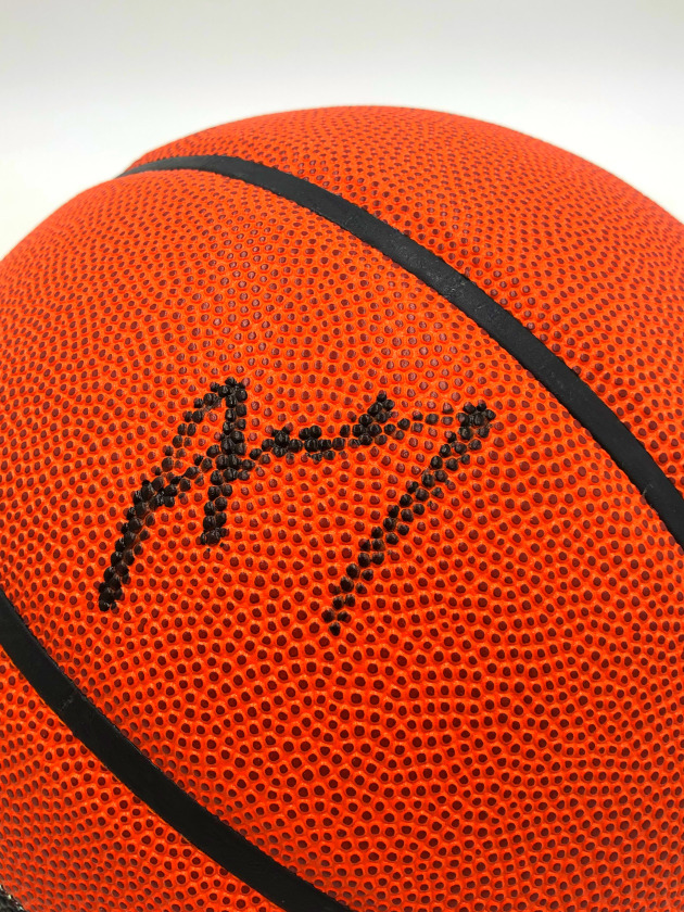 ALPEREN SENGÜN</br>Basketball Showcase (Houston Rockets)</br>pallone da basket autografato, Wilson Authentic Edition - immagine 2