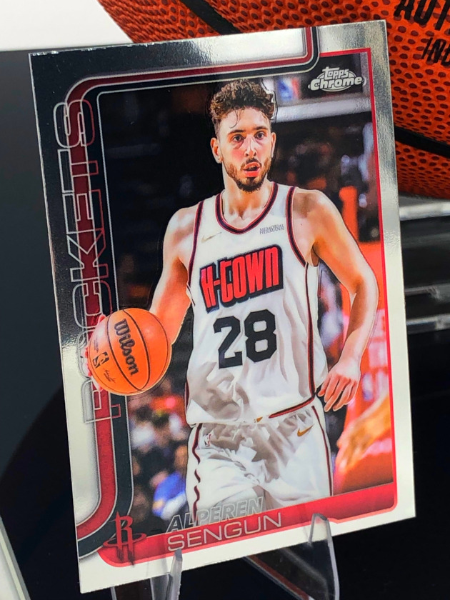ALPEREN SENGÜN</br>Basketball Showcase (Houston Rockets)</br>pallone da basket autografato, Wilson Authentic Edition - immagine 7