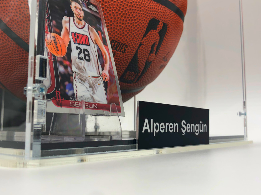 ALPEREN SENGÜN</br>Basketball Showcase (Houston Rockets)</br>pallone da basket autografato, Wilson Authentic Edition - immagine 8