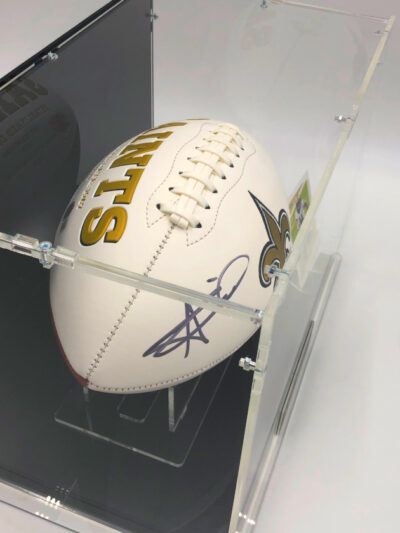 ALVIN KAMARA</br>Football Showcase (New Orleans Saints)</br>signed Football, Saints Logo Edition - Image 6