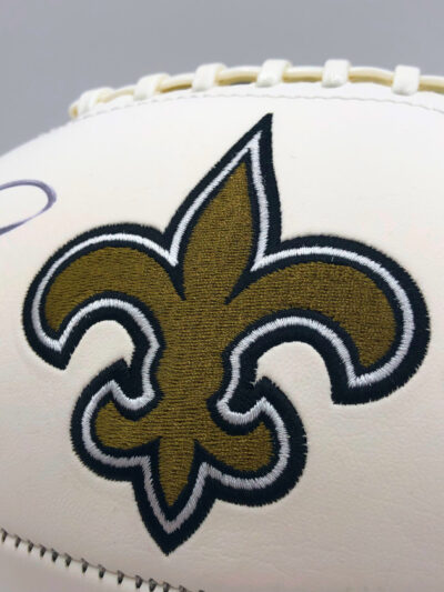 ALVIN KAMARA</br>Football Showcase (New Orleans Saints)</br>signed Football, Saints Logo Edition - Image 10