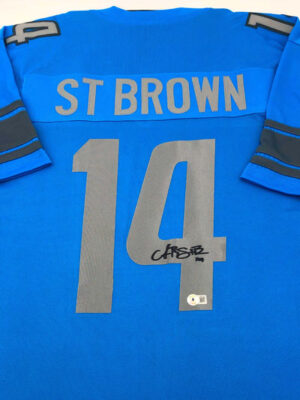 AMON-RA ST. BROWN (Detroit Lions)</br>signiertes Trikot</br>Custom Pro Style Jersey Home