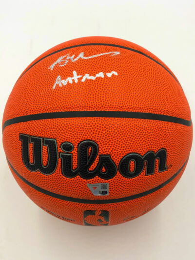ANTHONY EDWARDS</br>Basketball Showcase (Minnesota Timberwolves)</br>signierter Basketball, Wilson Authentic ANTMAN – Bild 8