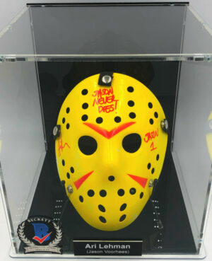 ARI LEHMAN Movie Showcase</br>(“Jason Voorhees”) Freitag der 13.</br>Yellow Painted Multi Inscription