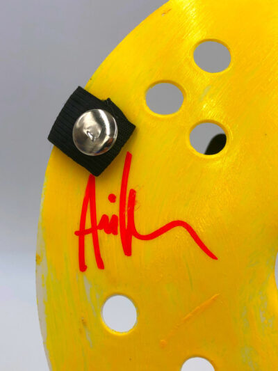 ARI LEHMAN Movie Showcase</br> (“Jason Voorhees”) Venerdì 17.</br>Yellow Painted Multi Inscription - immagine 3