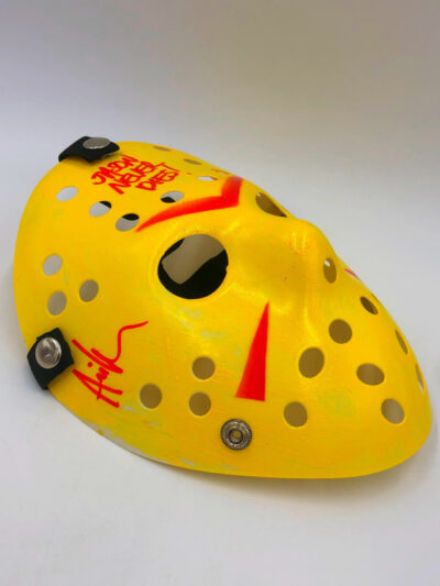 ARI LEHMAN Movie Showcase</br> (“Jason Voorhees”) Venerdì 17.</br>Yellow Painted Multi Inscription - immagine 10