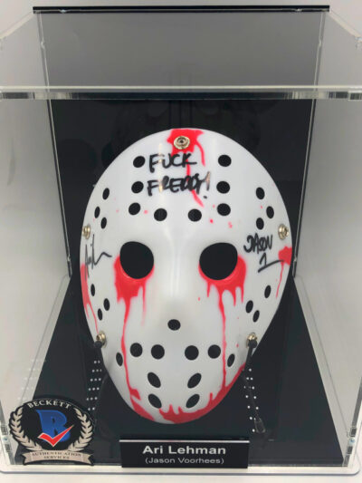 ARI LEHMAN Movie Showcase (“Jason Voorhees”) Freitag der 13., Fuck Freddy! Inscription