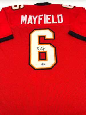 BAKER MAYFIELD (Tampa Bay Buccaneers)</br>maillot signé</br>Custom Pro Style Jersey Home