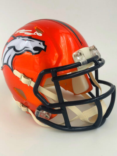 BO NIX (Denver Broncos), mini casco NFL firmato, Flash Alternate - immagine 3