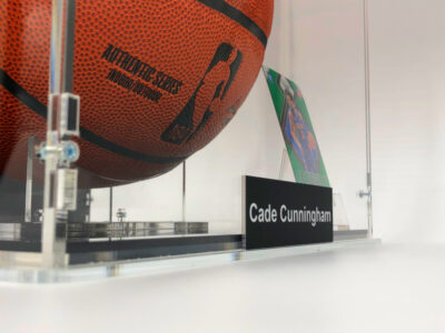 CADE CUNNINGHAM</br>Basketball Showcase (Detroit Pistons)</br>signierter Basketball, Wilson Authentic – Bild 8