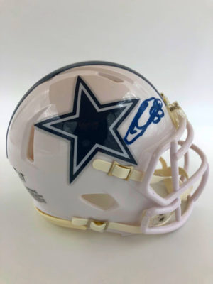 CEE DEE LAMB (Dallas Cowboys) signierter NFL Mini Helm, Speed Helmet