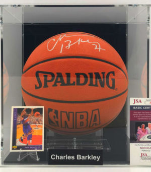 CHARLES BARKLEY</br>Basketball Showcase (Phoenix Suns)</br>basket signé, Official Game Ball