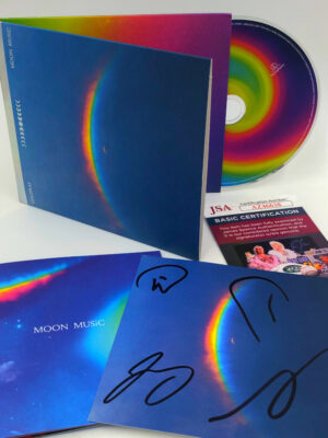 COLDPLAY (band signed) signed album</br>Moon Music