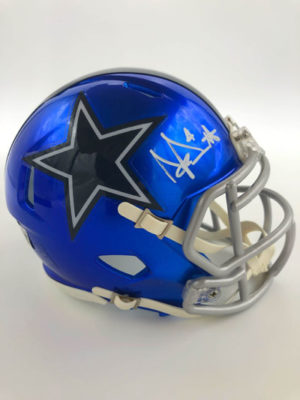 DAK PRESCOTT (Dallas Cowboys) mini-casque NFL signé, Flash