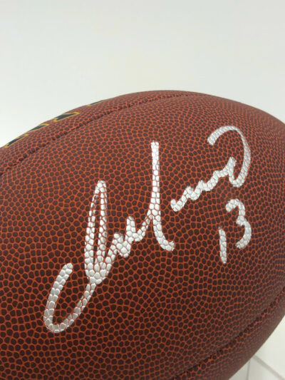 DAN MARINO</br>Football Showcase (Miami Dolphins)</br>signierter Football, NFL Super Grip – Bild 2