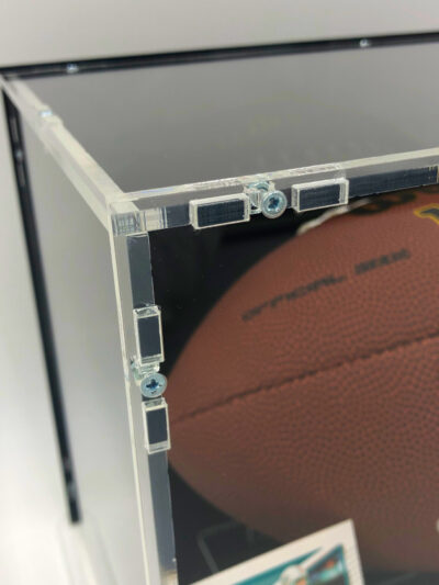 DAN MARINO</br>Football Showcase (Miami Dolphins)</br>signierter Football, NFL Super Grip – Bild 4