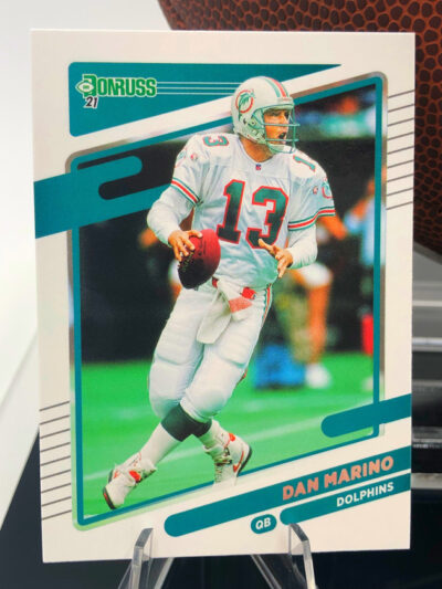 DAN MARINO</br>Football Showcase (Miami Dolphins)</br>signierter Football, NFL Super Grip – Bild 5