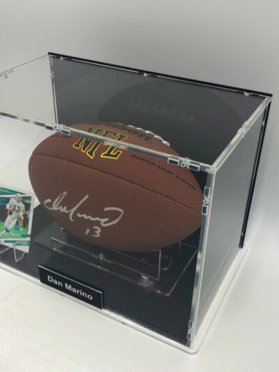 DAN MARINO</br>Football Showcase (Miami Dolphins)</br>signierter Football, NFL Super Grip – Bild 6