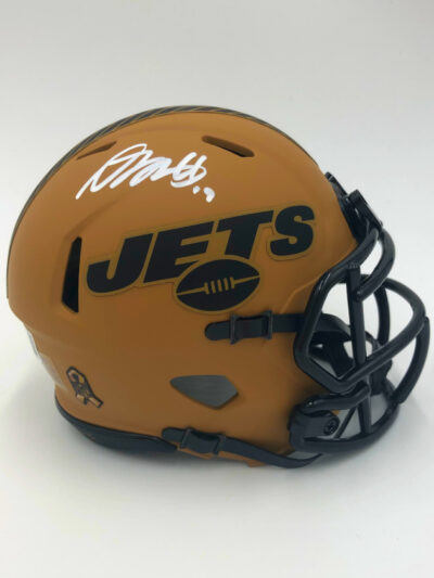 DAVANTE ADAMS (New York Jets) signed NFL Mini Helmet, Salute to Service