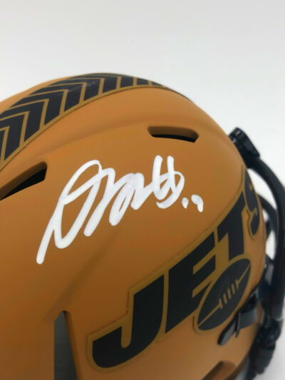 DAVANTE ADAMS (New York Jets) signierter NFL Mini Helm, Salute to Service – Bild 2