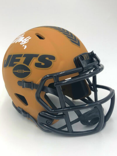 DAVANTE ADAMS (New York Jets) signed NFL Mini Helmet, Salute to Service – Image 3