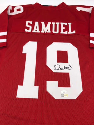 DEEBO SAMUEL (San Francisco 49ers)</br>signiertes Trikot,</br>Custom Pro Style Jersey