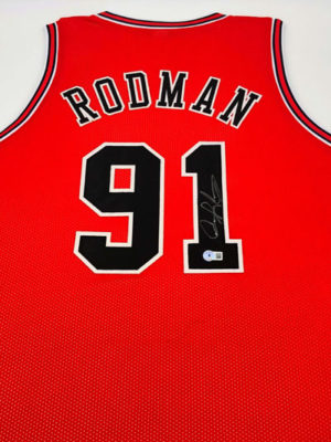 DENNIS RODMAN (Chicago Bulls)</br>signiertes Trikot,</br>Dynasty Classic Custom Jersey