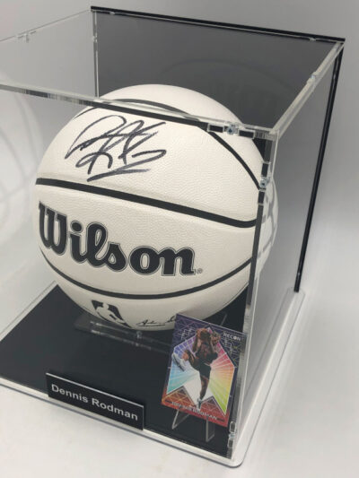 DENNIS RODMAN</br>Basketball Showcase (Chicago Bulls)</br>signierter Basketball, Canvas Edition – Bild 5