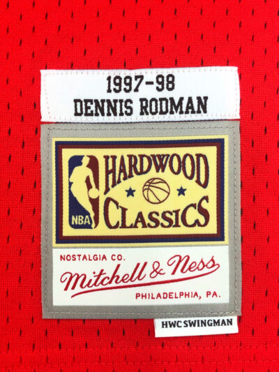 DENNIS RODMAN (Chicago Bulls)</br>Mitchell & Ness</br>NBA HWC Swingman Dynasty Home Jersey – Bild 6
